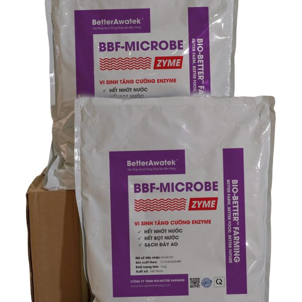 BBF-MICROBE ZYME - CÔNG NGHỆ ENZYME SIÊU TỐC - LÀM TƠI NƯỚC, SẠCH ĐÁY AO